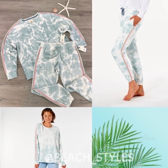 🔆RIP CURL🔆TWIN FIN CREW TWIN FIN TRACK PANT JOGGING SET - Picture 1 of 15